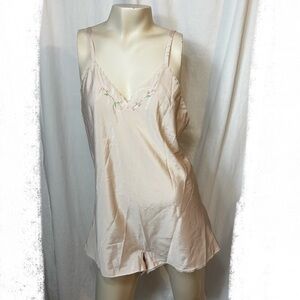 Women’s teddy lingerie Eve Stillman pink vintage medium